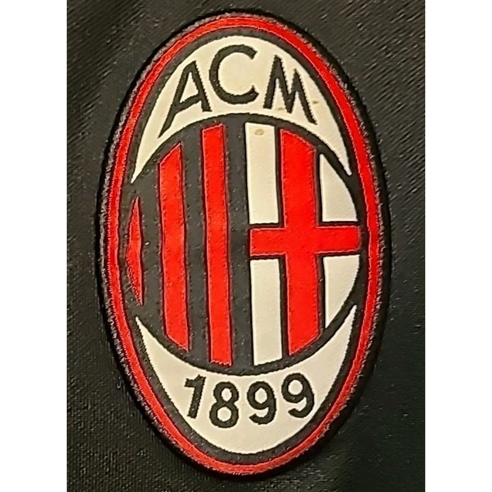 AC Milan ACM 1899 Jersey Adult Size Small Official Product Double Sided Red Blk - Picture 2 of 10